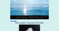 Desktop Screenshot of devonshire-gourmetsalts.co.uk
